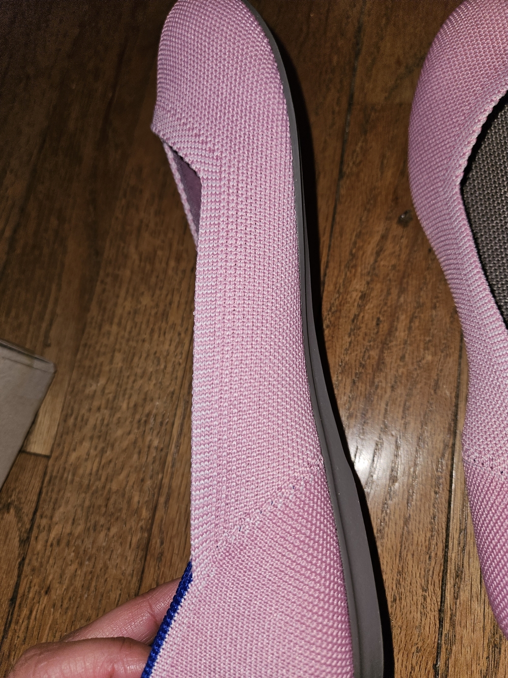 Rothy’s The Flat Pink Begonia Round Toe Slip On Flat Shoes Women's Size 8 - Picture 5 of 6